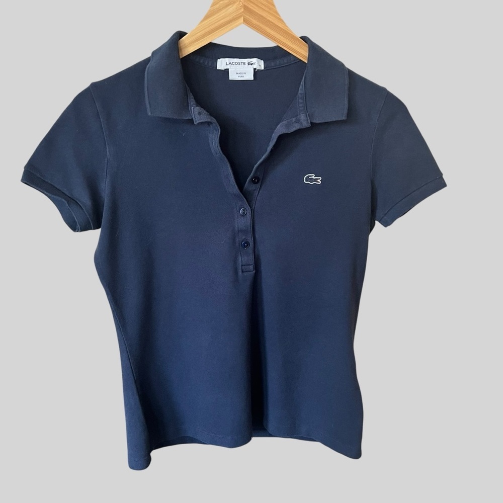 Lacoste Blue Polo Shirt.